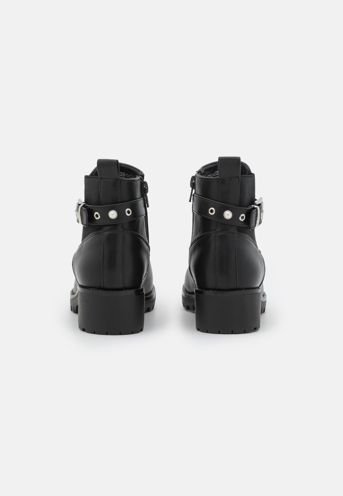 Bottines Anna Field Cowboy biker Noir Femme | WDU-6630753